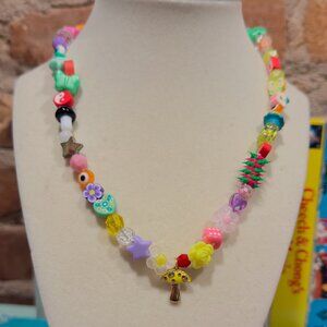 YELLOW MUSHROOM EYE CANDY CHAIN